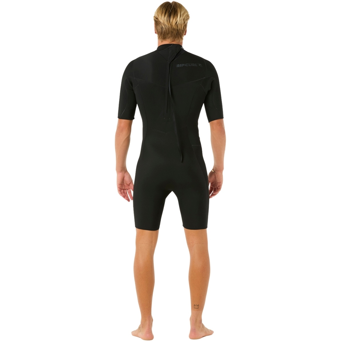 2026 Rip Curl Da Uomo Dawn Patrol 2mm Back Zip Shorty Muta 11TMSP - Black